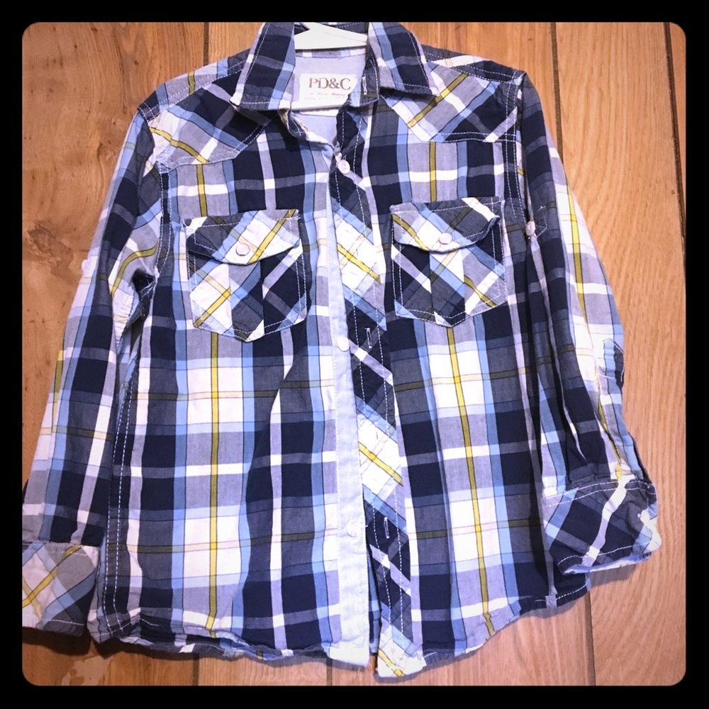 Boys Size 5 PD&C long sleeve shirt
